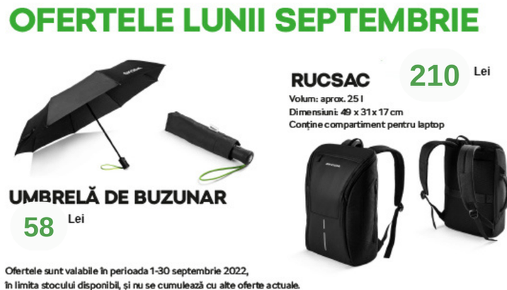 Oferta lunii septembrie