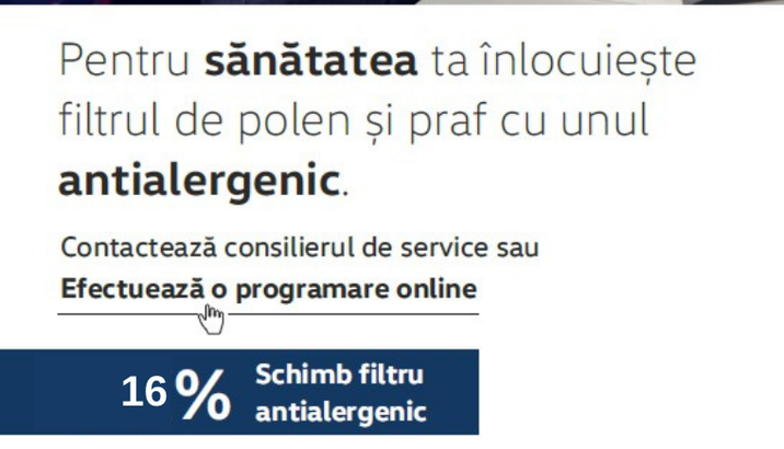 Filtru antialergic VW