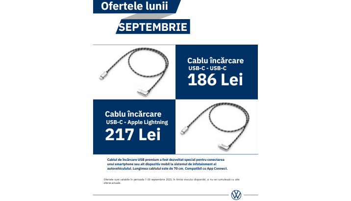 Oferta lunii septembrie Volkswagen